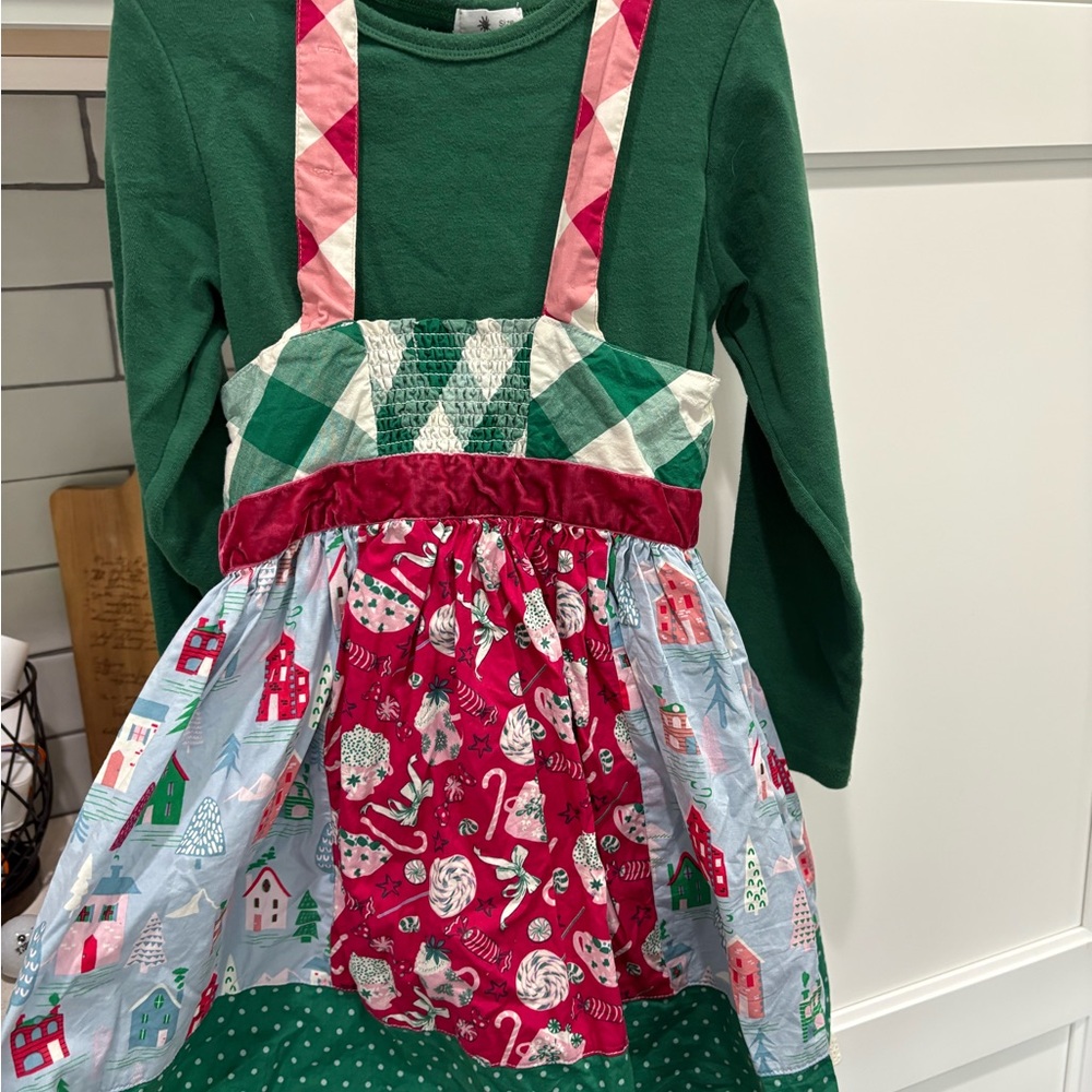 Matilda Jane Green and Red Kids Tank Top